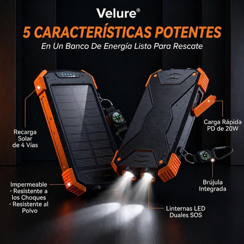 Batería Externa Solar