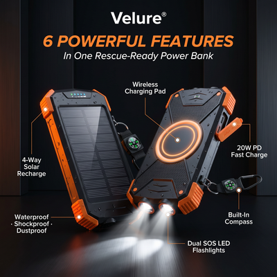 Velure® Solar Outage Power Bank