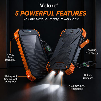 Velure® Solar Outage Power Bank