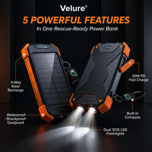 Velure® Solar Outage Power Bank